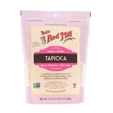 Bobs Red Mill Natural Foods Bob's Red Mill Small Pearl Tapioca 24 oz. Pouches, PK4 1530S244